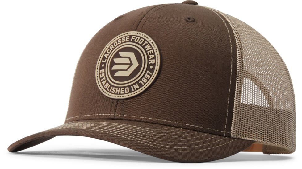 LaCrosse Footwear Brown Rubber Patch Trucker, One Size, 918583-OS