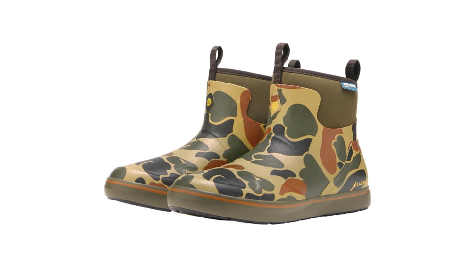 Lacrosse Footwear Inc. LaCrosse Alpha Deck Boot 6 Hardwoods Duck Camo Mens Size 14M, 63244014M