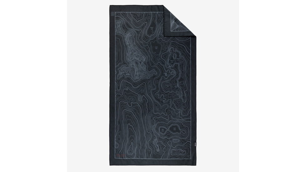 Laek Adventure Towel, SP23-AT-TOPO-BKGY-001