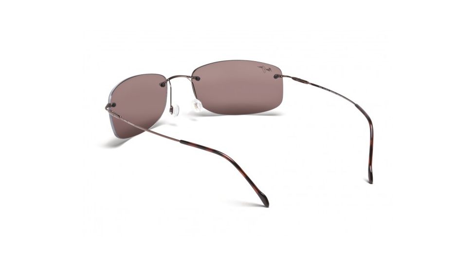 Maui Jim Lahaina Sunglasses w/ Metallic Gloss Copper Frame and Maui Rose Lenses - R450-23, Back View