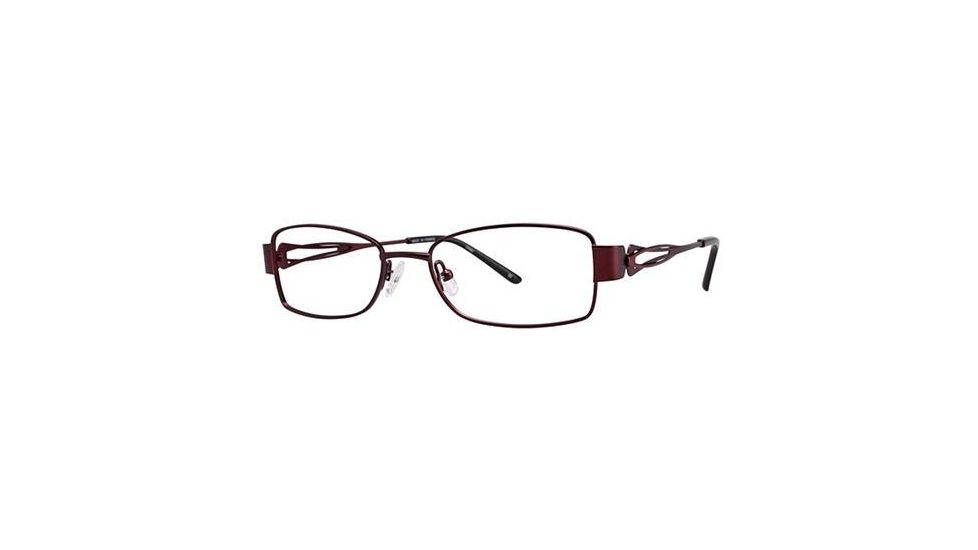 LAmy Adrienne Progressive Prescription Eyeglasses - Frame Burgundy/Red, Size 52/17mm LYADRIENNE02