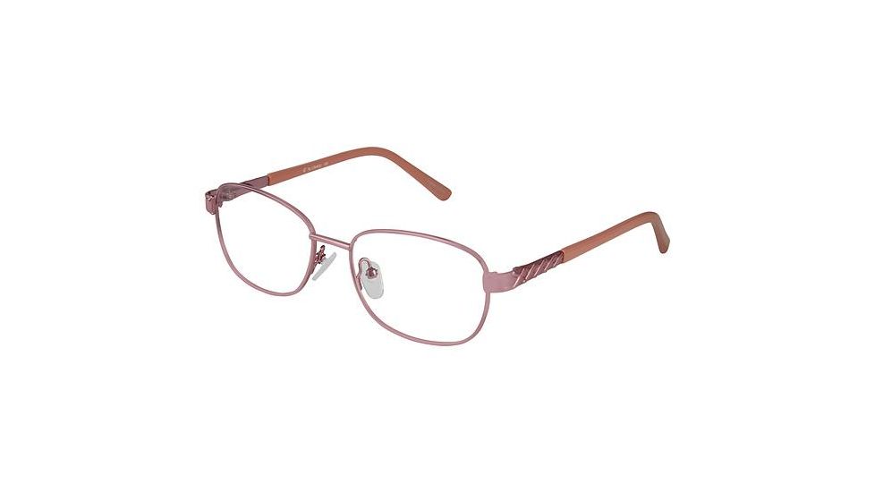 LAmy C By 523 Single Vision Prescription Eyeglasses - Frame Mauve / Blush, Size 51/16mm CYCBL52303