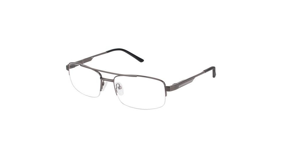 LAmy C By 618 Eyeglass Frames - Frame LIGHT GUNMETAL, Size 55/18mm CYCBL61803