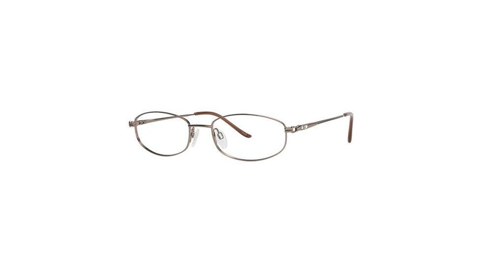LAmy C by L'Amy 501 Progressive Prescription Eyeglasses - Frame Brown, Size 51/17mm CYCBL50102