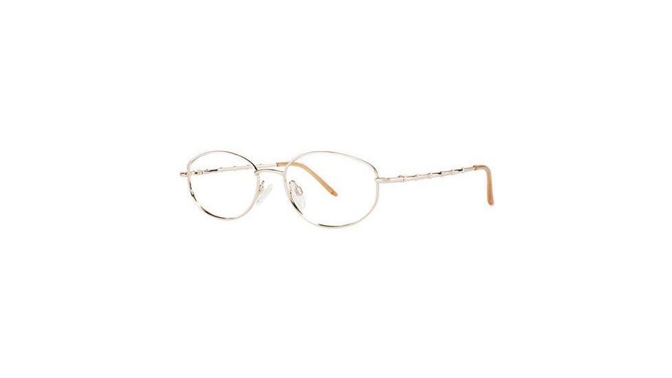 LAmy C by L'Amy 503 Single Vision Prescription Eyeglasses - Frame Gold, Size 50/17mm CYCBL50301