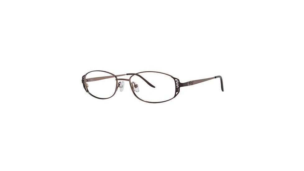 LAmy C by L'Amy 505 Single Vision Prescription Eyeglasses - Frame Brown, Size 49/16mm CYCBL50503