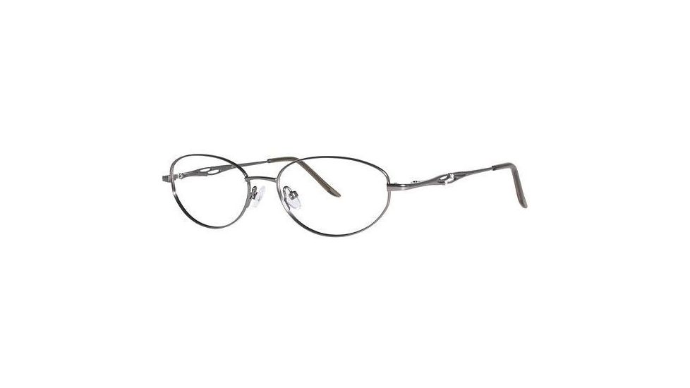 LAmy C by L'Amy 507 Bifocal Prescription Eyeglasses - Frame Pewter, Size 52/16mm CYCBL50702