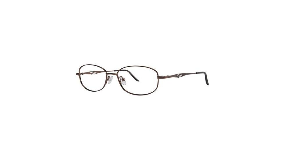 LAmy C by L'Amy 508 Progressive Prescription Eyeglasses - Frame Brown, Size 50/16mm CYCBL50803