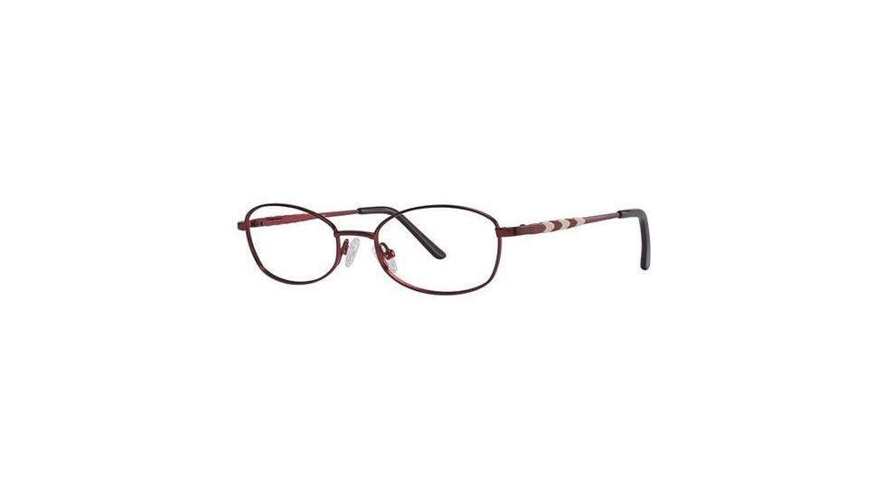 LAmy C By L'Amy 513 Progressive Prescription Eyeglasses - Frame Burgundy, Size 50/17mm CYCBL51301
