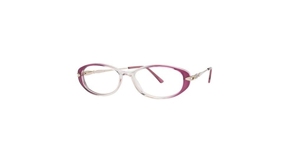 LAmy C by L'Amy 515 Progressive Prescription Eyeglasses - Frame Purple/Gold, Size 53/15mm CYCBL51502