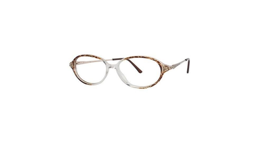 LAmy C by L'Amy 516 Progressive Prescription Eyeglasses - Frame Brown/Gold, Size 51/14mm CYCBL51601