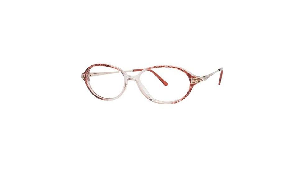 LAmy C by L'Amy 516 Progressive Prescription Eyeglasses - Frame Red/Gold, Size 51/14mm CYCBL51602