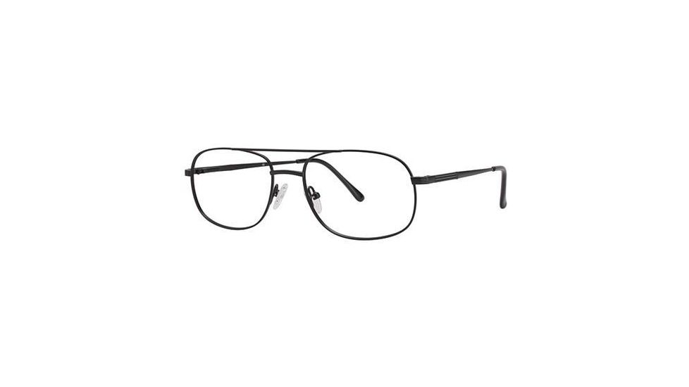 LAmy C By L'Amy 608 Single Vision Prescription Eyeglasses - Frame Matte Black, Size 53/17mm CYCBL60803