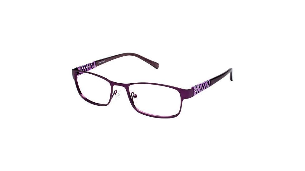 LAmy Cadence Eyeglass Frames - Frame Matte Plum / Light Purple LYCADENCE03