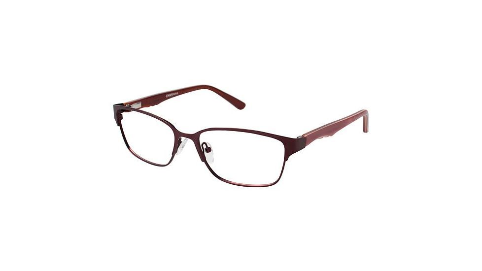LAmy Camille Eyeglass Frames - Frame MATTE DK BROWN, Size 52/16mm LYCAMILLE01