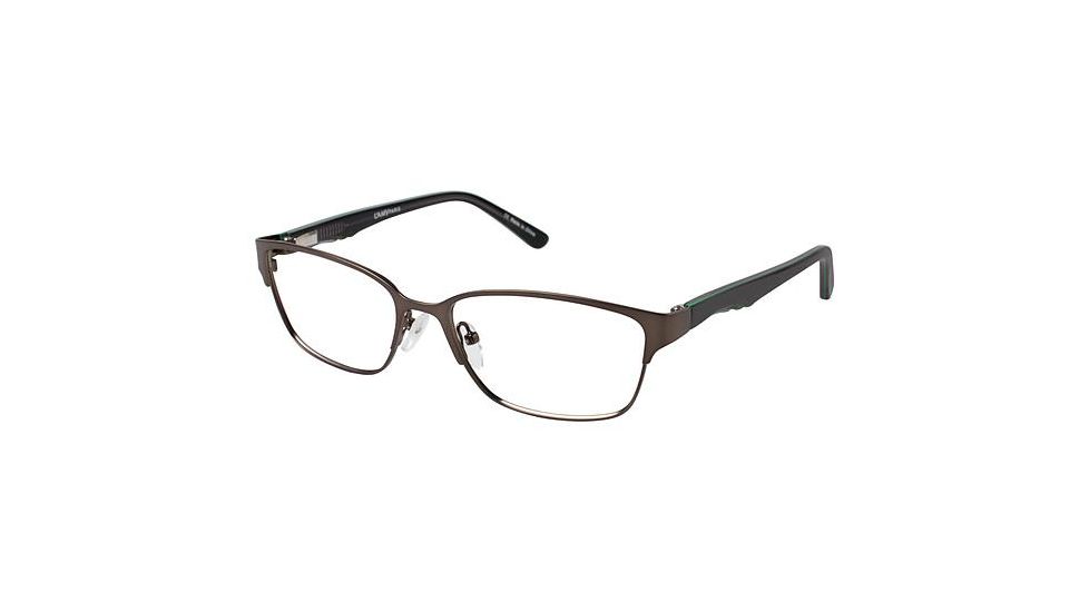 LAmy Camille Eyeglass Frames - Frame MATTE DK OLIVE, Size 52/16mm LYCAMILLE03