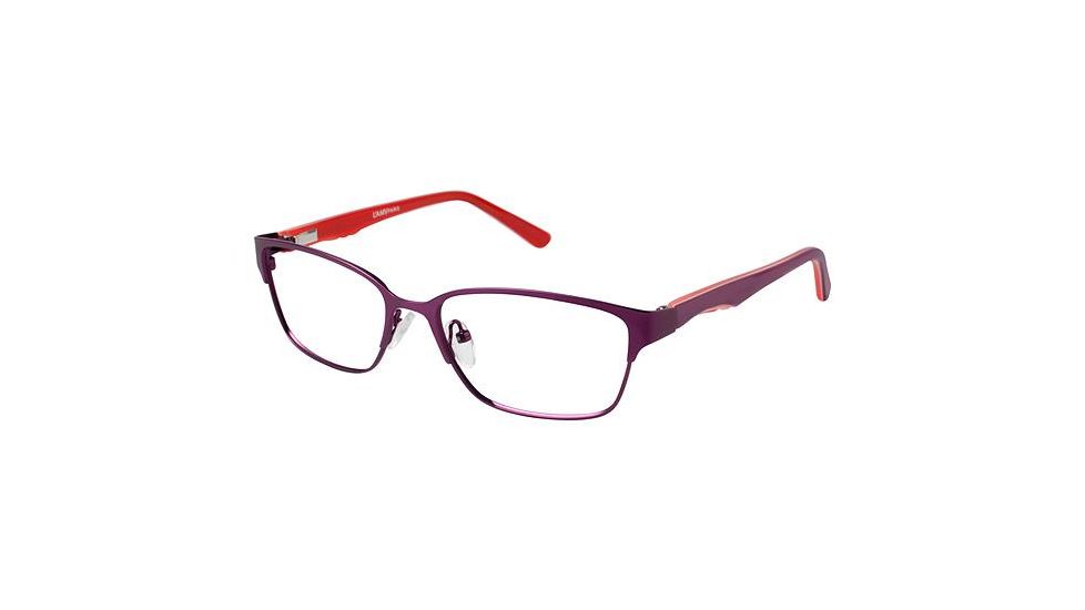 LAmy Camille Eyeglass Frames - Frame MATTE PURPLE, Size 52/16mm LYCAMILLE02