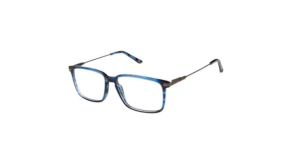 LAmy CU 4026 Bifocal Prescription Eyeglasses - Frame BLUESTRIPE TORT, Size 58/16mm CU402603