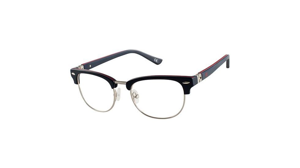 LAmy CU 7019 Progressive Prescription Eyeglasses - Frame Navy, Size 50/18mm CU701903