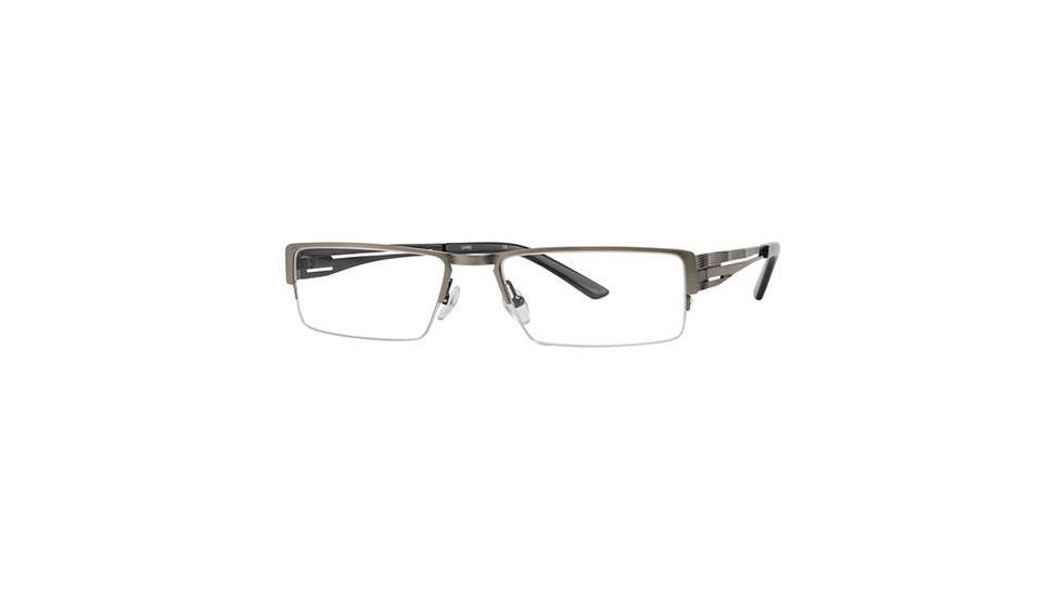 LAmy Dillon Eyeglass Frames - Frame Antique Pewter, Size 54/17mm LYDILLON01