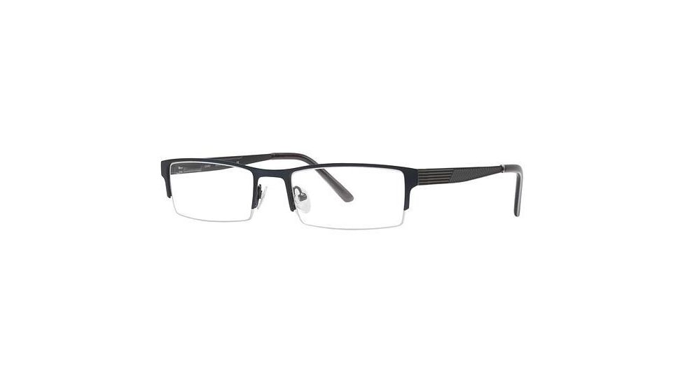 LAmy Etienne Bifocal Prescription Eyeglasses - Frame Matte Blue/Matte Black, Size 53/19mm LYETIENNE03