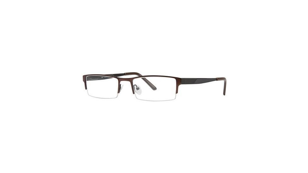 LAmy Etienne Bifocal Prescription Eyeglasses - Frame Matte Brown/Matte Black, Size 53/19mm LYETIENNE02