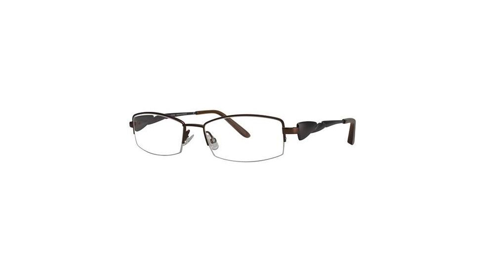 LAmy Galea 2010 Single Vision Prescription Eyeglasses - Frame Brown/Pewterd, Size 51/16mm LYGALEA201006