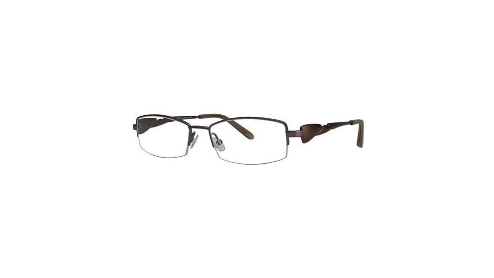 LAmy Galea 2010 Single Vision Prescription Eyeglasses - Frame Light Purple/Brown, Size 51/16mm LYGALEA201004