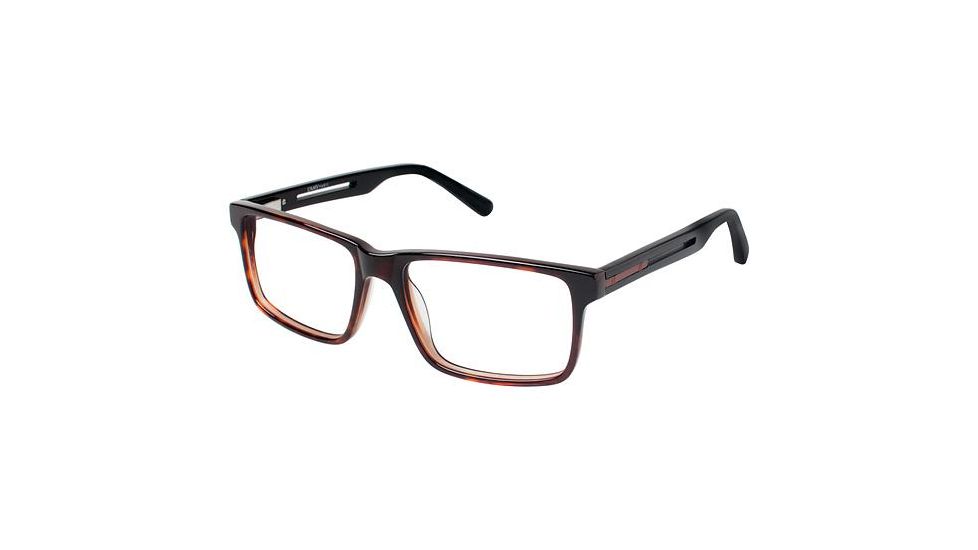 LAmy GEORGES Eyeglass Frames - Frame TORTOISE, Lens Color Fade, Size 54/17mm LYGEORGES02