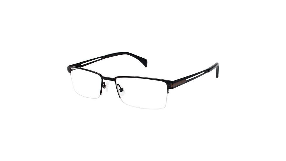 LAmy GRANT Progressive Prescription Eyeglasses - Frame Matte Black LYGRANT01