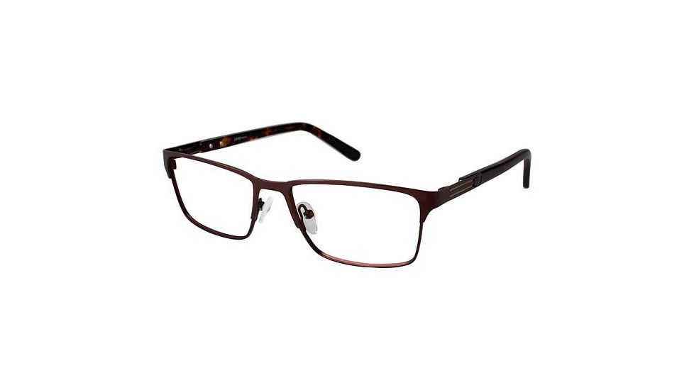 LAmy Isaac Bifocal Prescription Eyeglasses - Frame MATTE BROWN, Size 53/16mm LYISAAC02