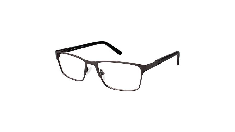 LAmy Isaac Bifocal Prescription Eyeglasses - Frame MATTE GUNMETAL, Size 53/16mm LYISAAC01