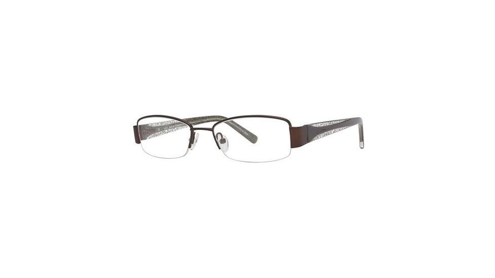 LAmy Justine Progressive Prescription Eyeglasses - Frame Brown/Green, Size 50/17mm LYJUSTINE02