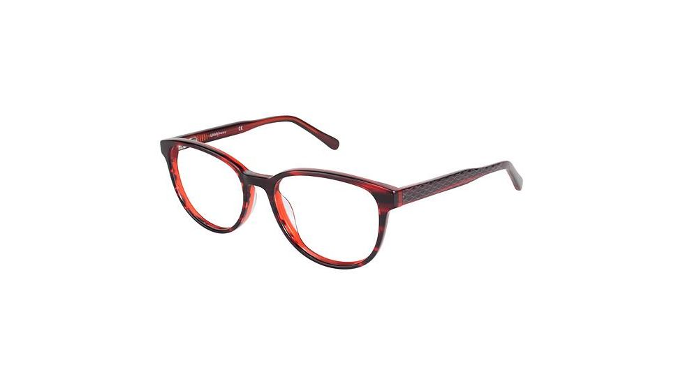 LAmy Karine Eyeglass Frames - Frame BURGUNDY HORN, Size 51/16mm LYKARINE03
