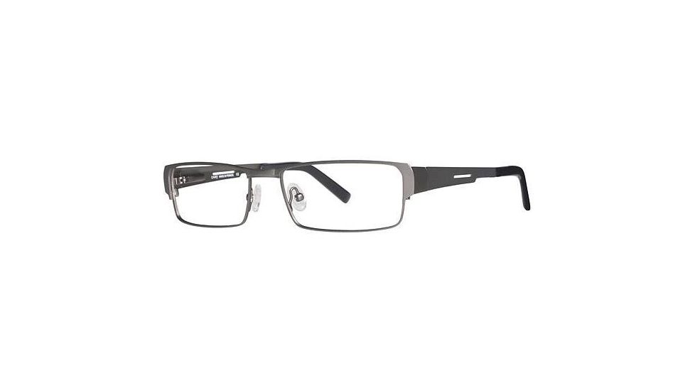 LAmy Marcel Single Vision Prescription Eyeglasses - Frame Matte Gunmetal, Size 54/16mm LYMARCEL02