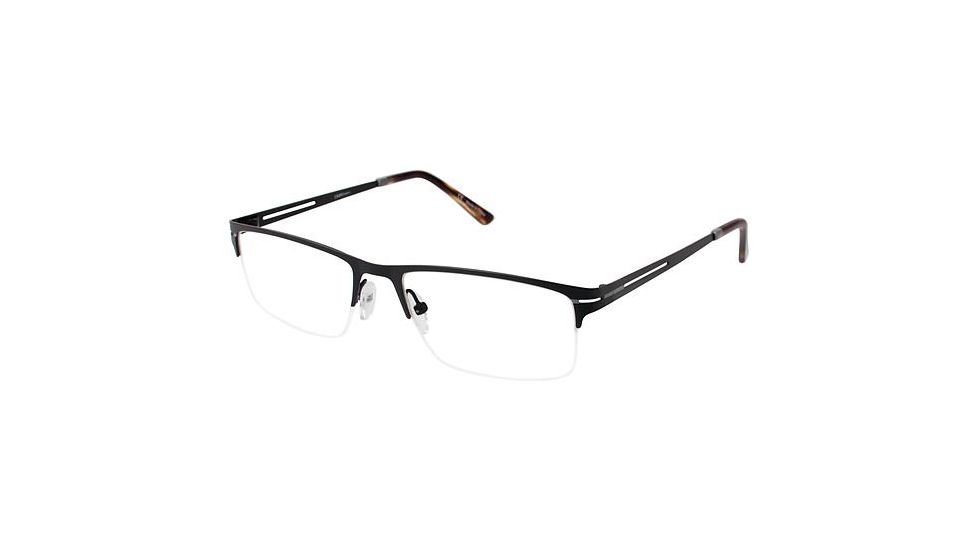 LAmy Mathis Progressive Prescription Eyeglasses - Frame MATTE BLACK LYMATHIS01