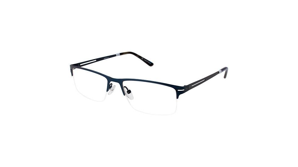LAmy Mathis Progressive Prescription Eyeglasses - Frame MATTE NAVY LYMATHIS03