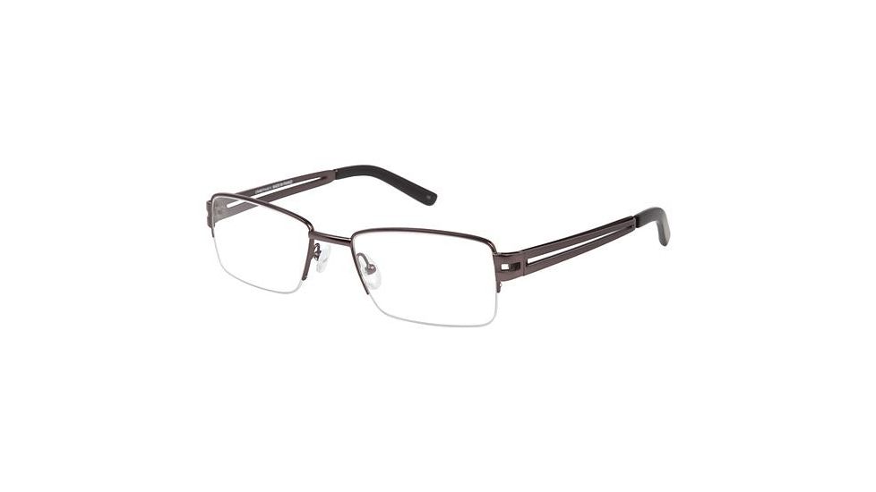 LAmy Nathanael Progressive Prescription Eyeglasses - Frame Matte Gunmetal LYNATHANAEL01