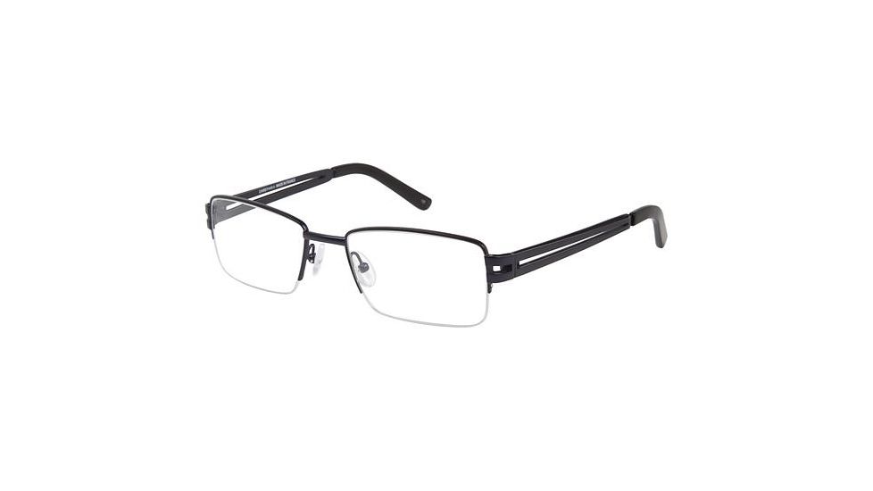 LAmy Nathanael Progressive Prescription Eyeglasses - Frame Matte Navy LYNATHANAEL03