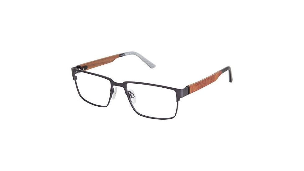 LAmy NU005 Progressive Prescription Eyeglasses - Frame GREY, Size 55/17mm LYNU00502