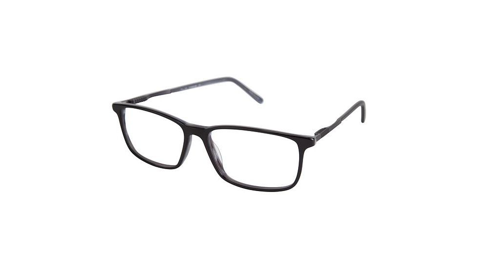 LAmy NU008 Single Vision Prescription Eyeglasses - Frame GREY, Size 56/16mm LYNU00801