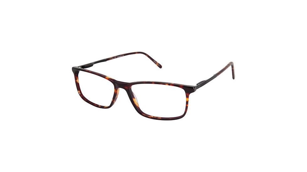 LAmy NU008 Single Vision Prescription Eyeglasses - Frame TORTOISE, Size 56/16mm LYNU00803