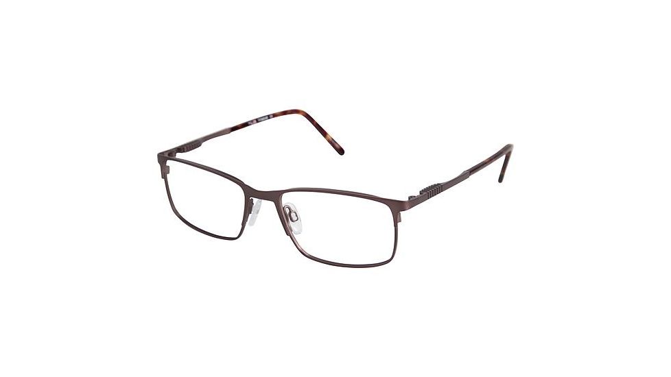 LAmy NU011 Progressive Prescription Eyeglasses - Frame BROWN, Size 53/17mm LYNU01103