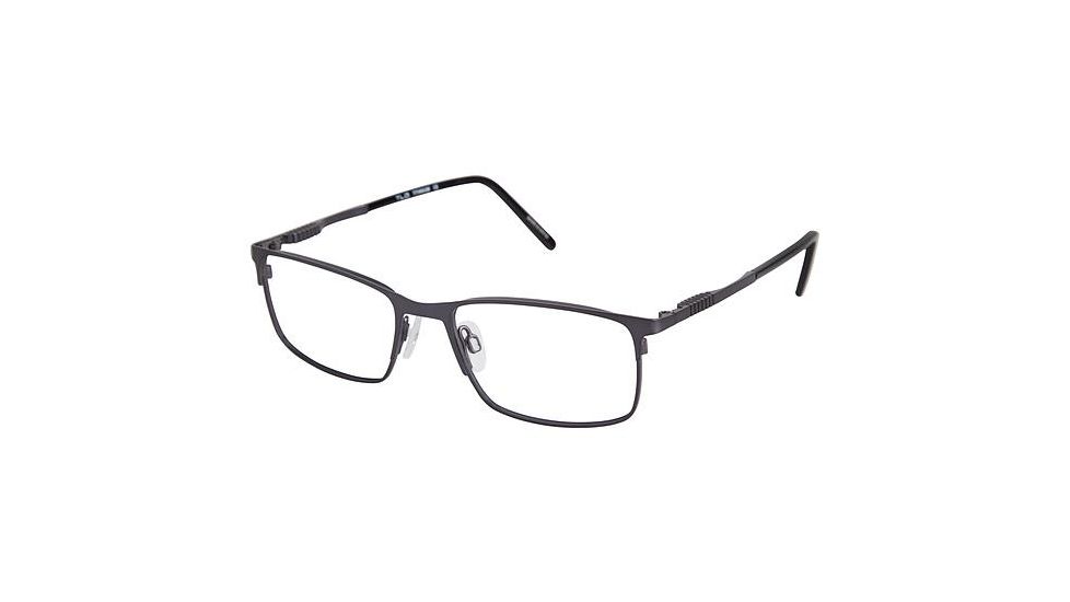 LAmy NU011 Progressive Prescription Eyeglasses - Frame GUNMETAL, Size 53/17mm LYNU01101