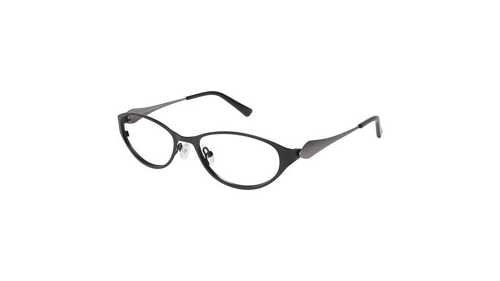 LAmy Olivie Eyeglass Frames - Frame Black / Dark Grey, Size 52/17mm LYOLIVIE01