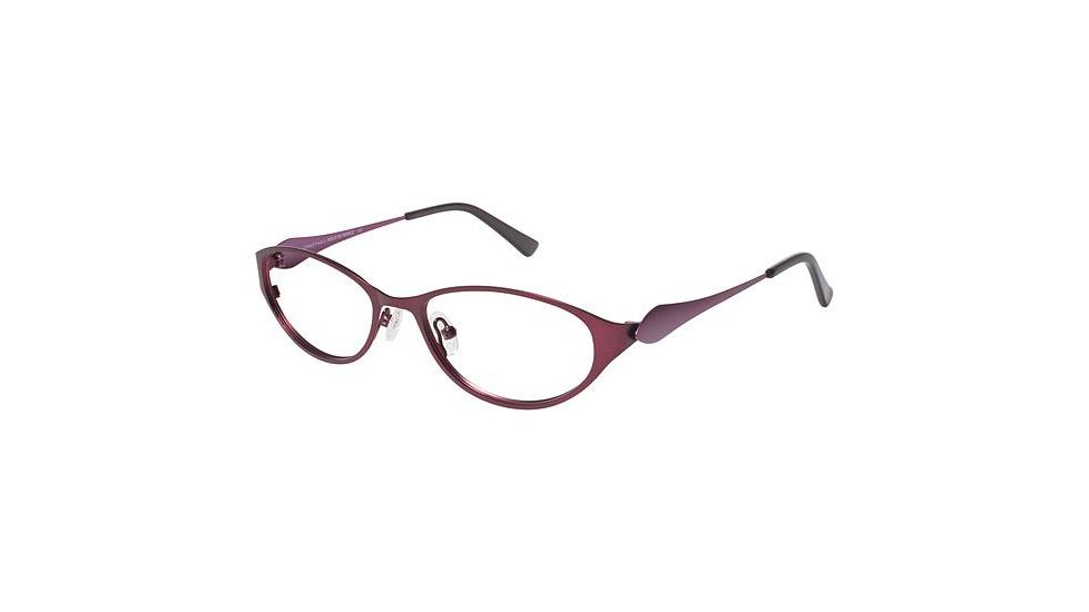 LAmy Olivie Eyeglass Frames - Frame Plum / Raspberry, Size 52/17mm LYOLIVIE03