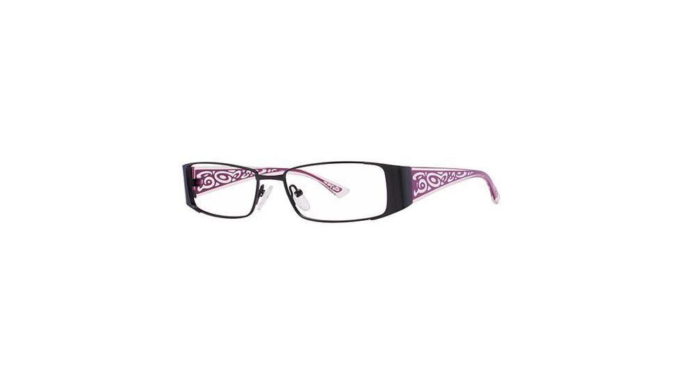 LAmy Orfea 1012 Progressive Prescription Eyeglasses - Frame Black/Burgundy, Size 52/15mm LYORFEA101204