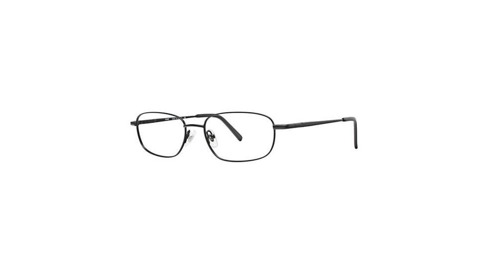 LAmy Port 412 Single Vision Prescription Eyeglasses - Frame Black/Grey, Size 53/17mm LYPORT41203