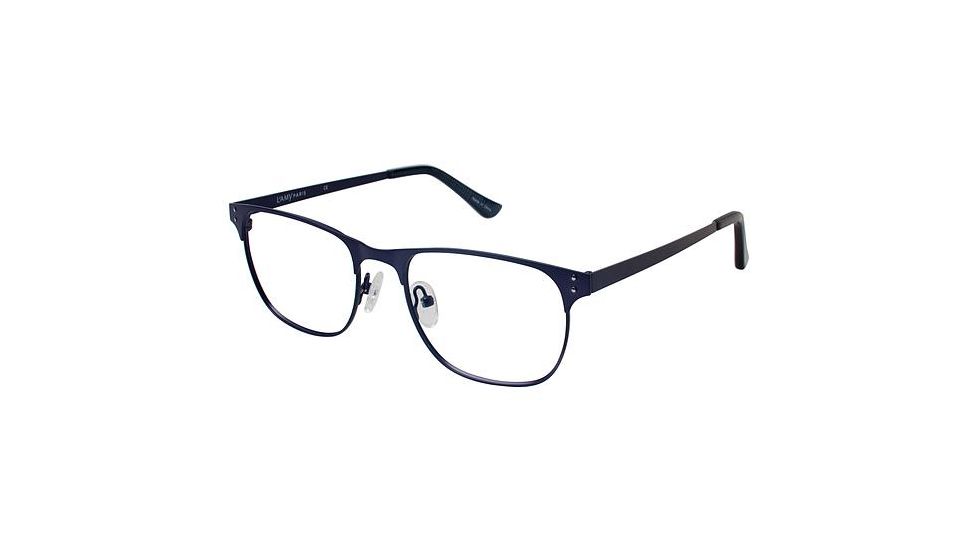 LAmy Samantha Bifocal Prescription Eyeglasses - Frame MATTE NAVY, Size 52/18mm LYSAMANTHA03