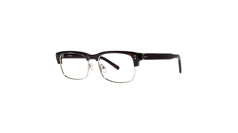LAmy Sebastien Eyeglass Frames - Frame Tortoise/ Gold, Size 53/17mm LYSEBASTIEN02